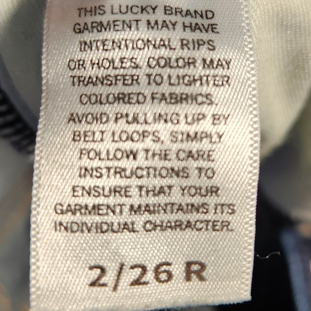 Lucky Brand Lolita Skinny Jeans Womens 2/26 Blue Excellent Low Rise Dark Wash - Picture 9 of 15